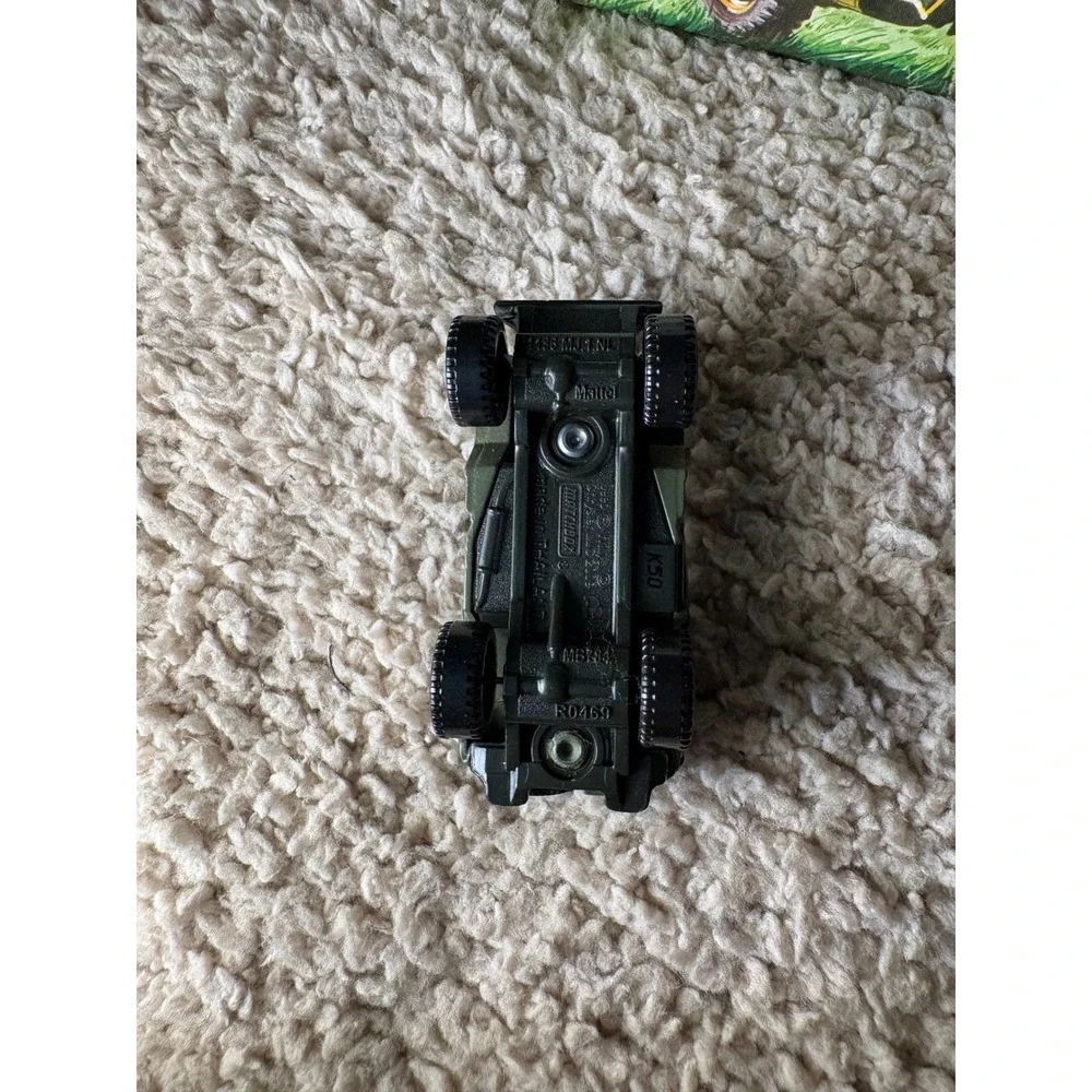 Matchbox Willys Jeep Military 4x4 Olive Drab Green Diecast Car 1:64 Scale R0469